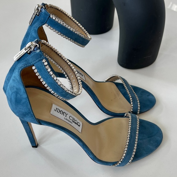 Jimmy Choo Shoes - Authentic Jimmy Choo Jewel Trimmed Heels
